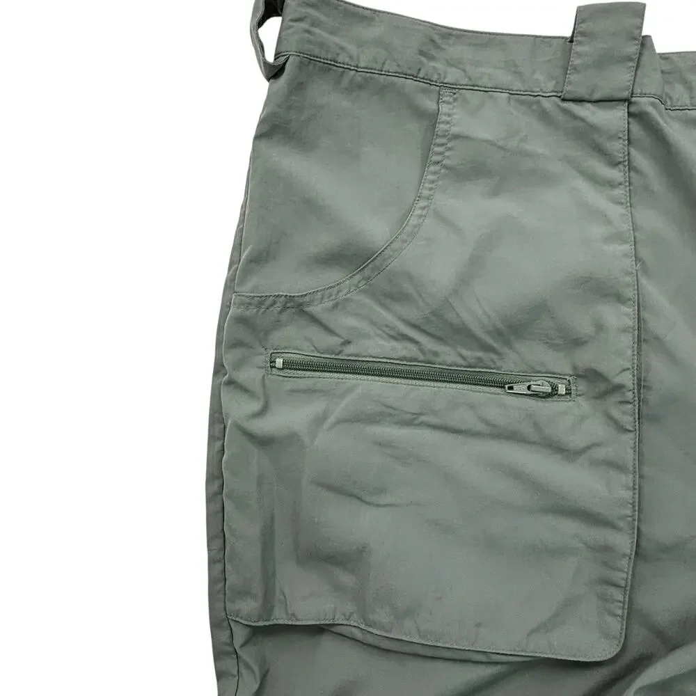 Cabelas Guidewear Convertible Zip Off Pants Men XL Green Fishing Camping Hiking‎